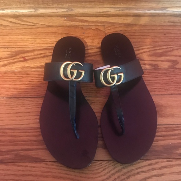 Gucci Shoes - Gucci double G Thong Sandal